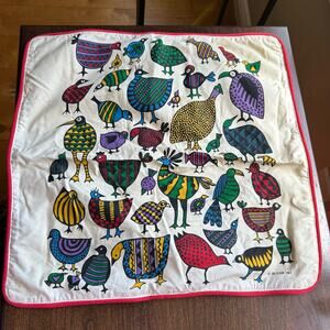 Dezign ink bird throw pillow case zooloo made in Zimbabwe boho